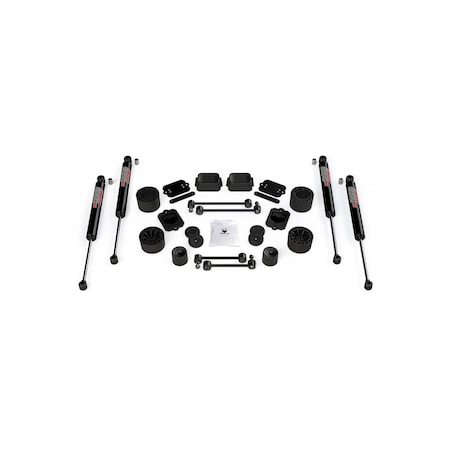 Teraflex JLU 4-DOOR SPORT/SAHARA: 2.5 PERFORMANCE SPACER LIFT KIT W/ 9550 VSS SHOCKS 1365250